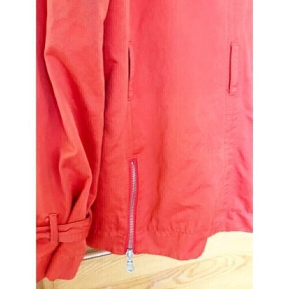 Millard Fillmore Women Sz M Orange Utility Jacket Anthropologie Spring Fall - Picture 8 of 9